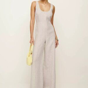 Reformation Linen Nell Jumpsuit - NWT- Size M